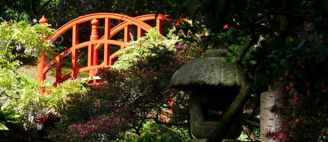 Brug in de Japanse tuin, Den Haag