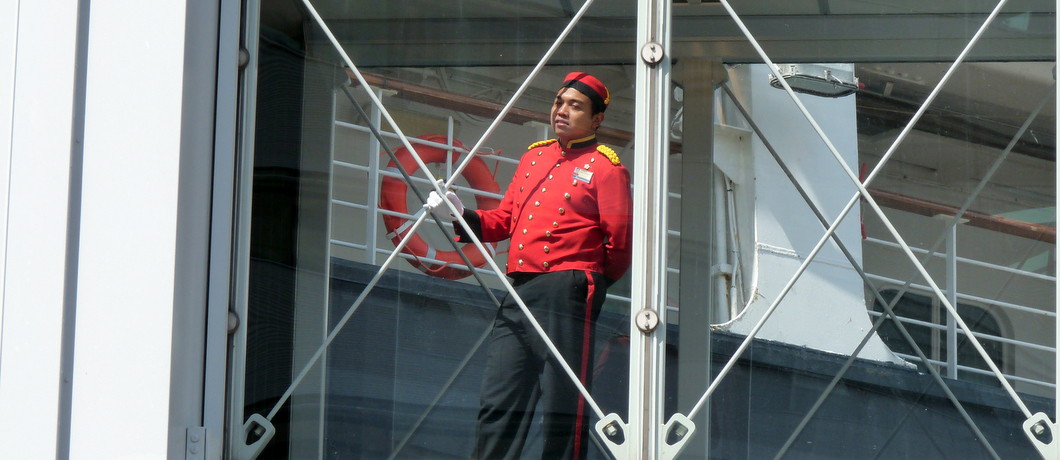 picolo op cruiseschip De Rotterdam