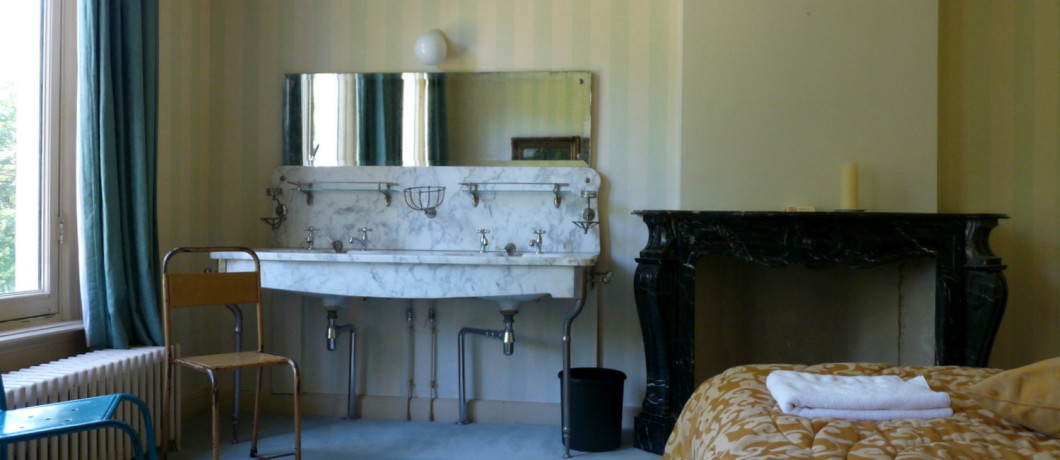 Slaapkamer hotel Gaia bij Nieuw Rande, Diepenveen (foto: Davides.nl)