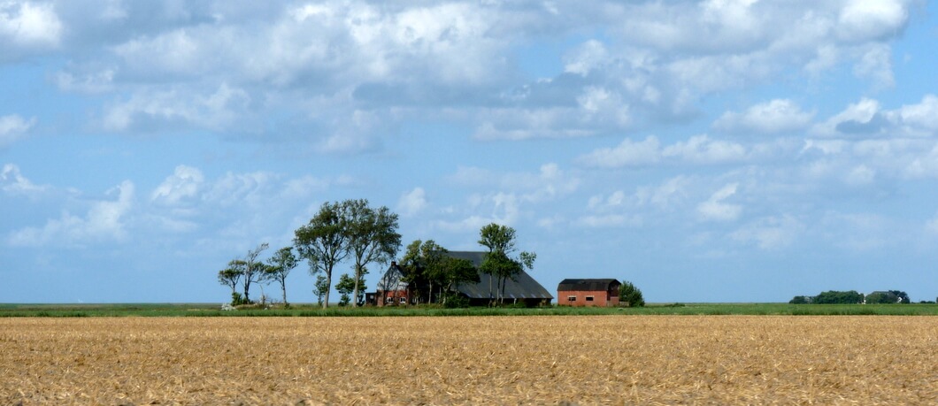Landschap van het Hogeland in Groningen