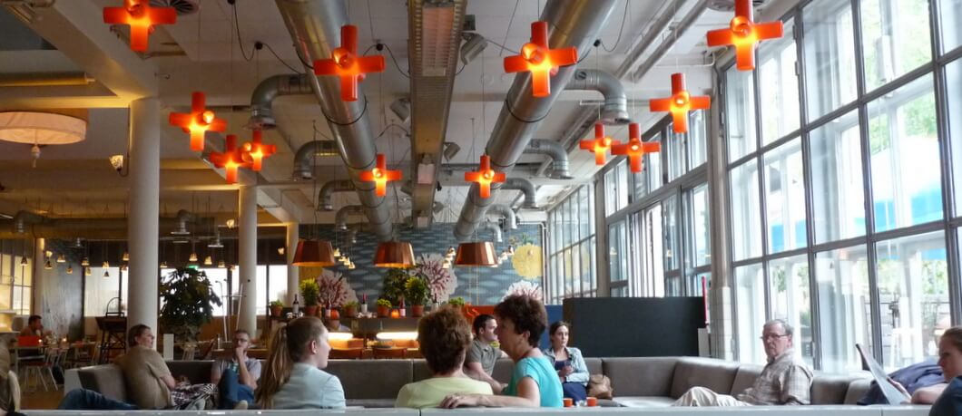 loungen in Verkadefabriek