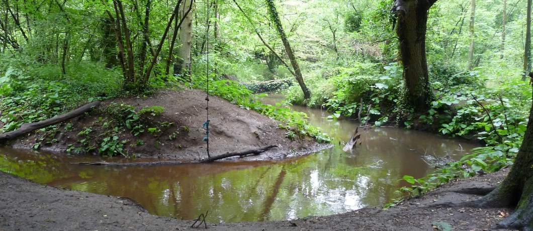 beek De Reusel op landgoed De Utrecht