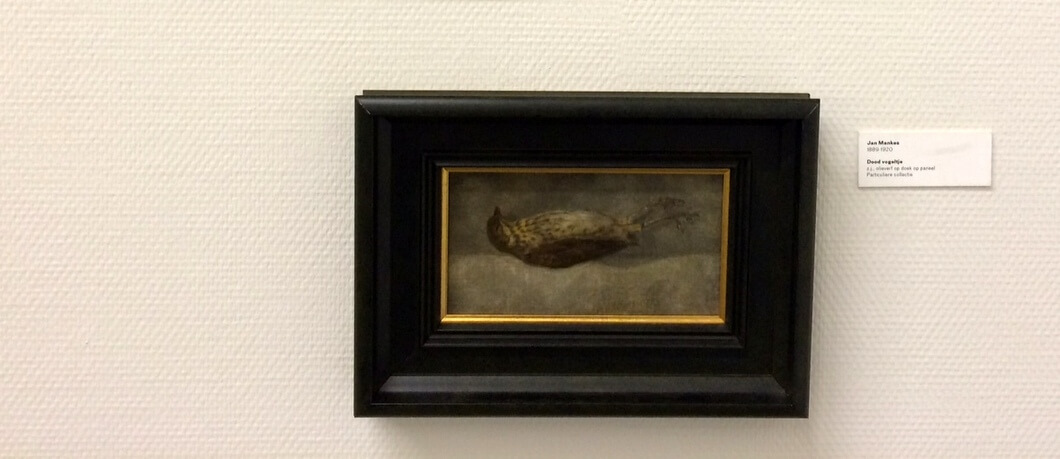 Dode vogel, schilderij van Jan Mankes Museum Belvédère