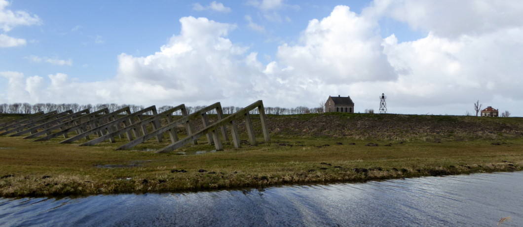 Schokbrekers op de noordpunt van Schokland