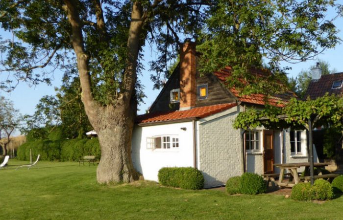 Tuin vakantiehuisje Duivenhoekseweg 10