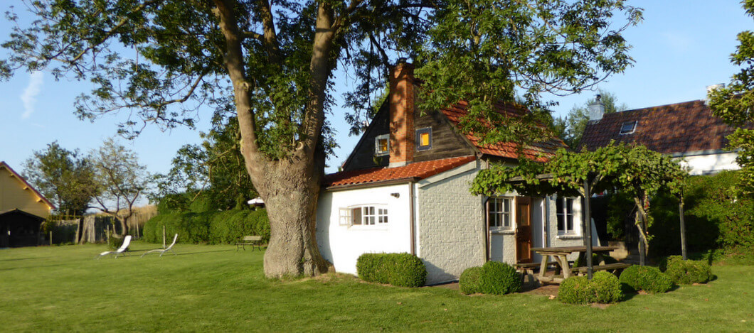 Tuin vakantiehuisje Duivenhoekseweg 10