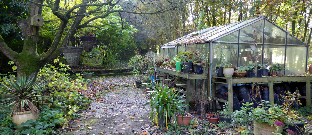 Kas in de tuin van Kasteel Baexem