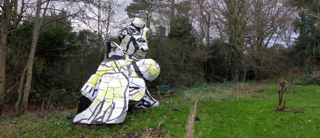 Lucebert in beeldentuin Kranenburgh