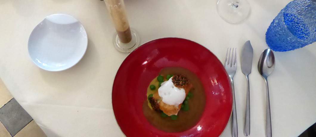 Scholfilet bij restaurant Vanille in Eijsden