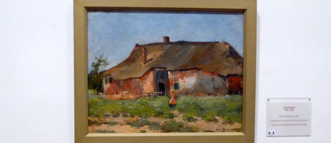 Enigszins abstracte boerderij