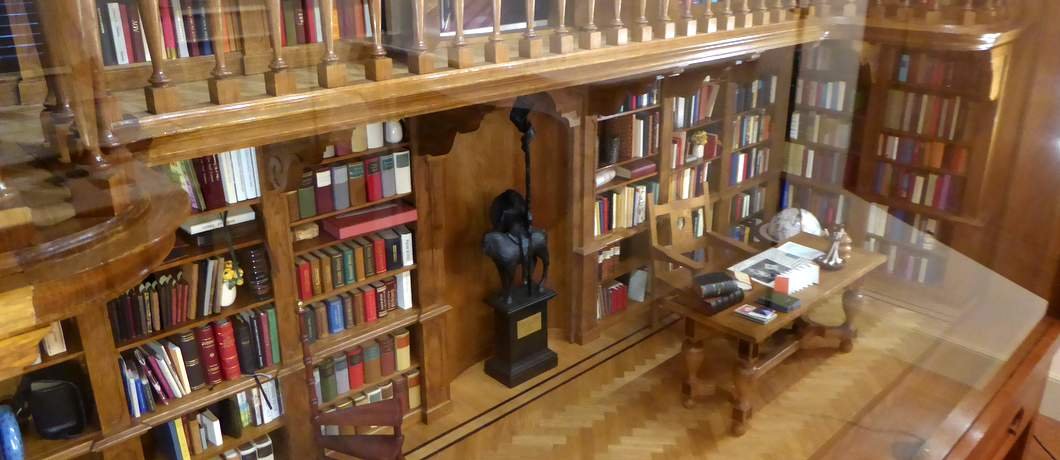 Detail van de Bibliotheca Thurkowiana Minor in Museum Meermanno