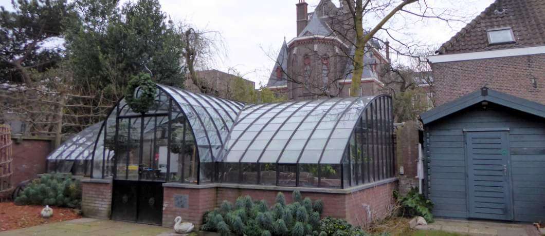 Historische kas in de Tuin der Hesperiden