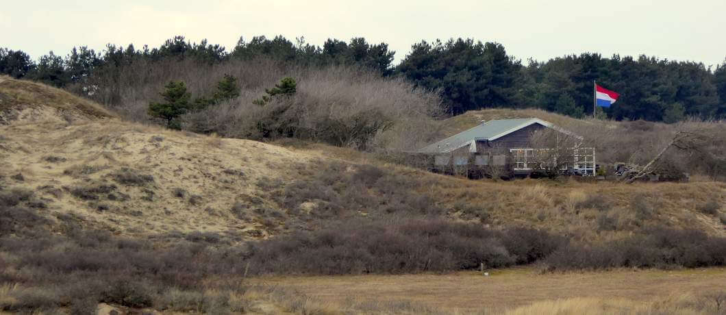 Paviljoen De Duinen middenin Hollands Duin