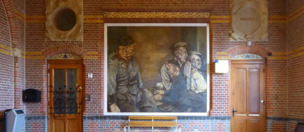 Het kopstation van Enkhuizen