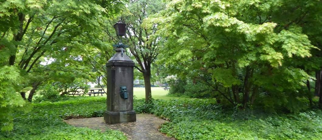 Het park van het Marineterrein