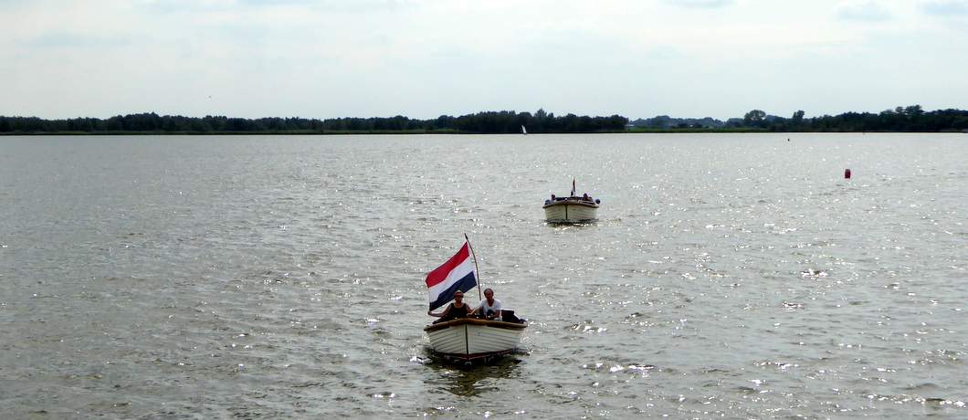 Bootje op de Nieuwkoopse Plassen