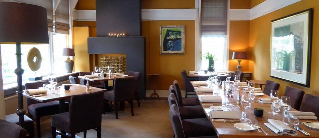 De inrichting is huiselijk chique bij restaurant JanZen