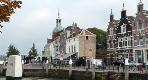 Uitzicht op het Groothoofd van Dordrecht