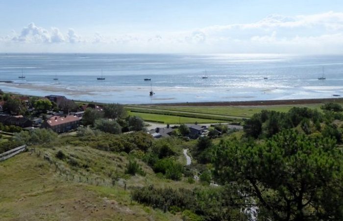 Prachtig uitzicht over zee aan het slot van de geluidswandeling Deep Down op Vlieland