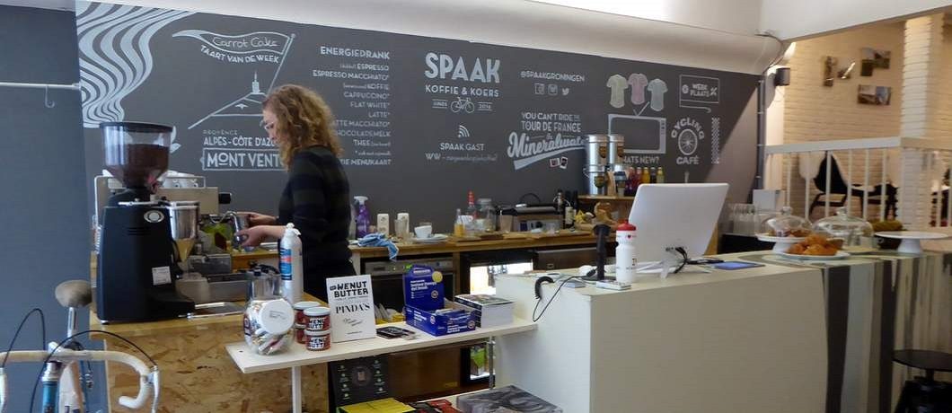 Spaak fietswinkel en koffiebar in Groningen centrum