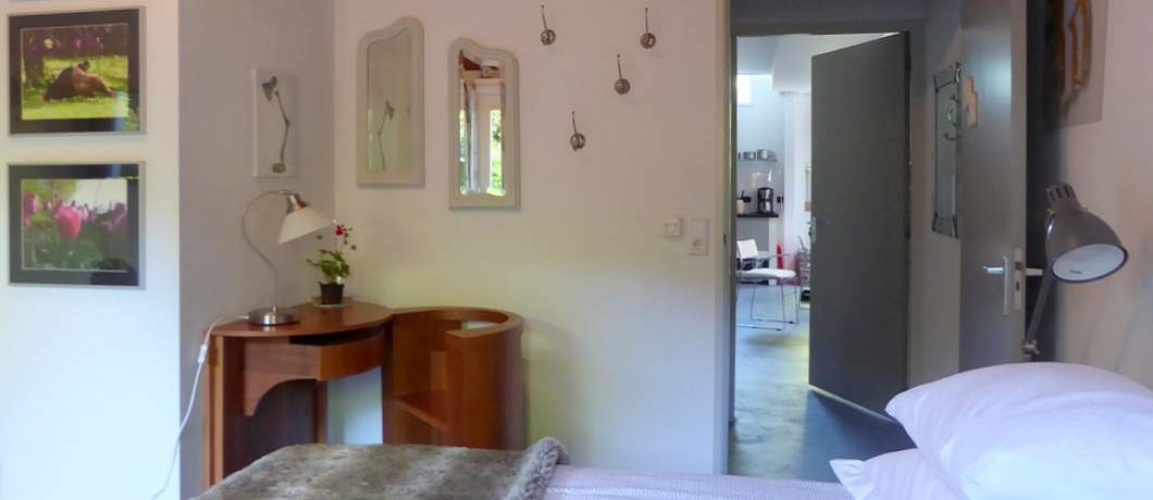 Dit is een van de doosjes zoals de kamers heten bij B&B Frankrijk-Noord