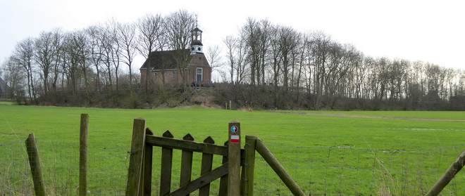 Het Friese landschap bij B&B Op de vlakte