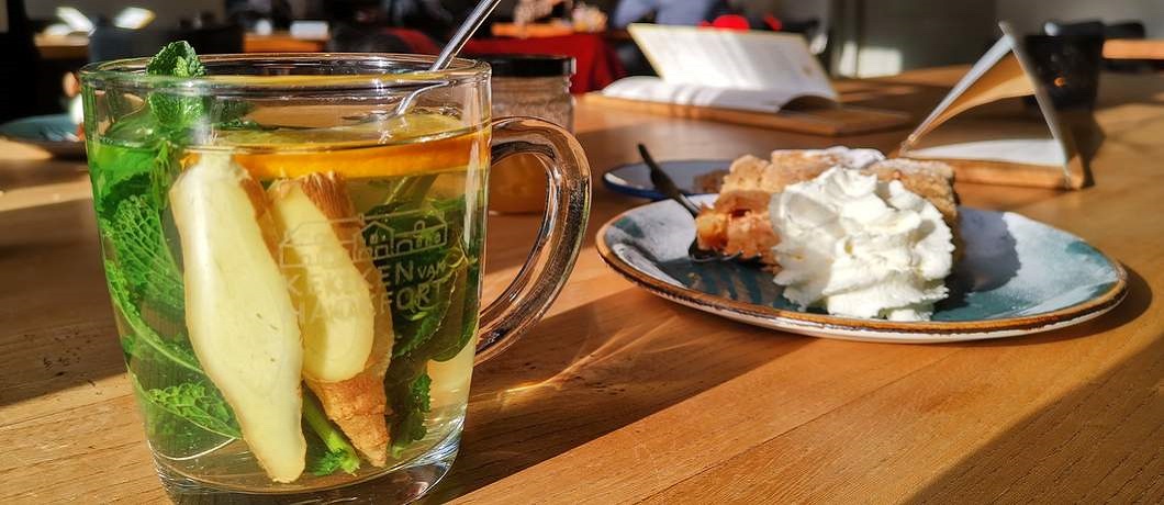 Brasserie Keuken van Hackfort in het voormalig koetshuis op het landgoed