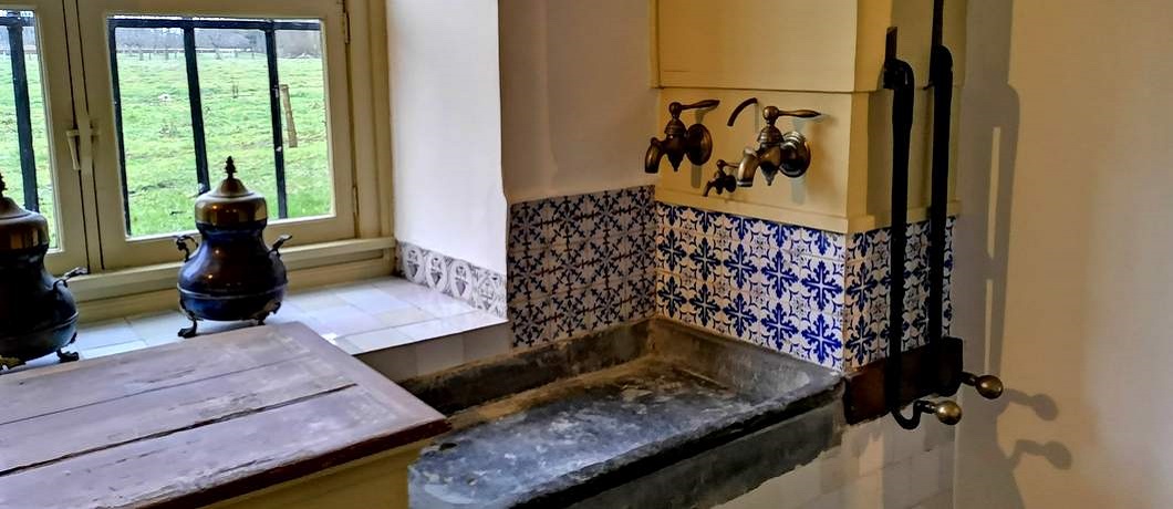 Overal authentieke details in kasteel Hackfort