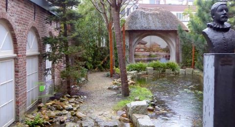 Koreaanse tuin van het Hendrick Hamel Museum in Gorinchem