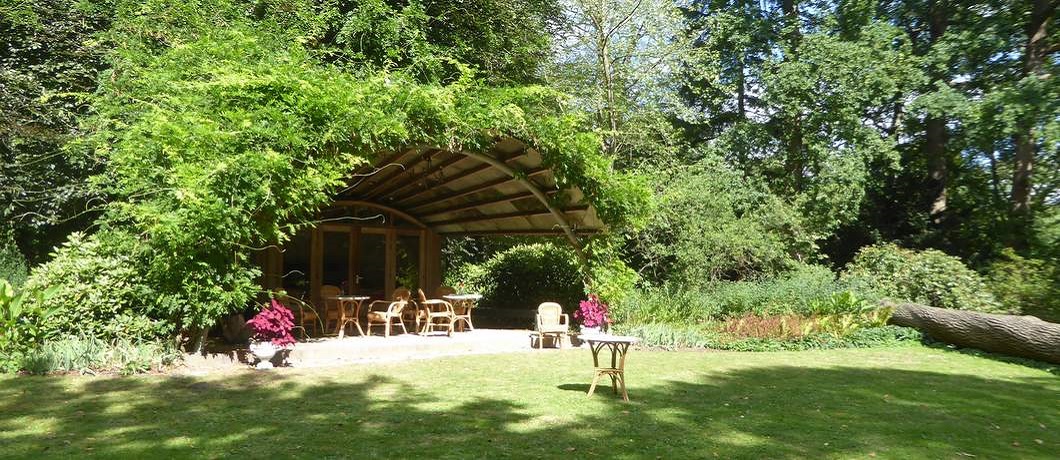 De boshut van Slot Zuylen waar ook concerten worden gegeven