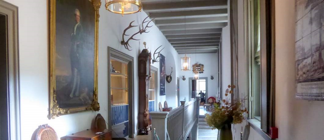 De gang van Slot Zuylen later toegevoegd zodat je binnendoor naar de tweede verdieping kon