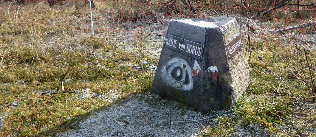 Mooie naam: Paadje van Dorus in de duinen bij Heemskerk