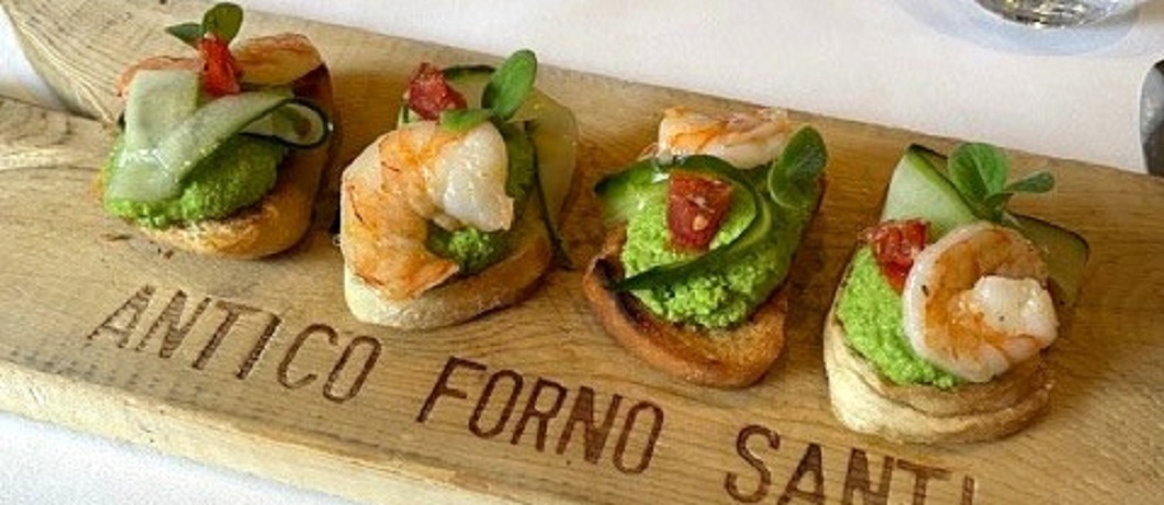 Heerlijke bruschetta's bij het Italiaanse restaurant Verso in Enschede