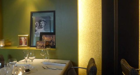 Interieur met Italiaanse accenten in restaurant Verso in Enschede