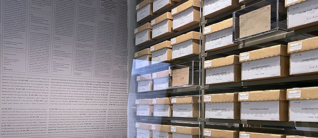 Joodsche Raad Cartotheek in het Nationaal Holocaustmuseum in Amsterdam