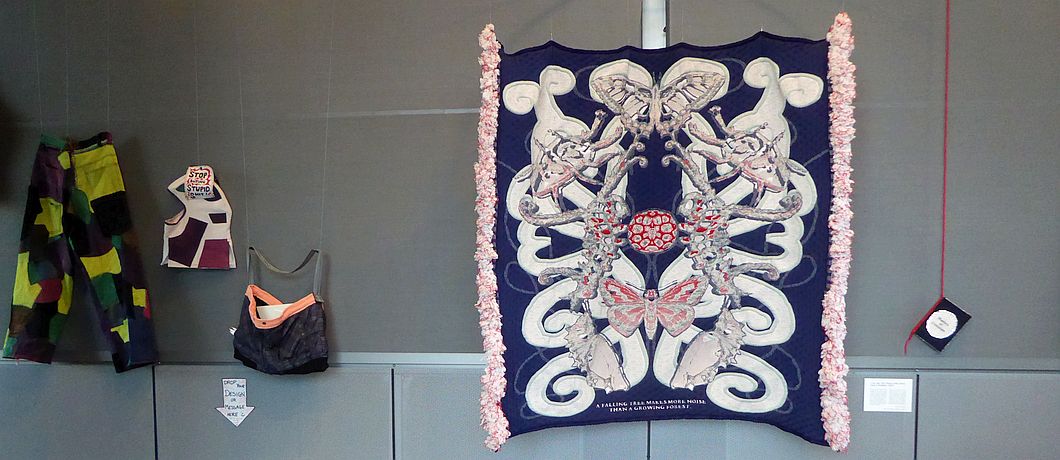 Werk van studenten van de Design Academy Eindhoven in het Textielmuseum.